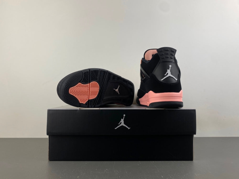 Mid Top Sneakers, Black Pink Colorway, Lace Up Design, Casual Gift for Sneaker Fans