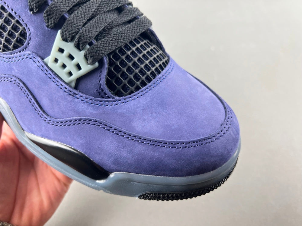 Retro Mid Top Sneakers, Purple Colorway, Lace Up Design, Casual Gift for Sneaker Fans