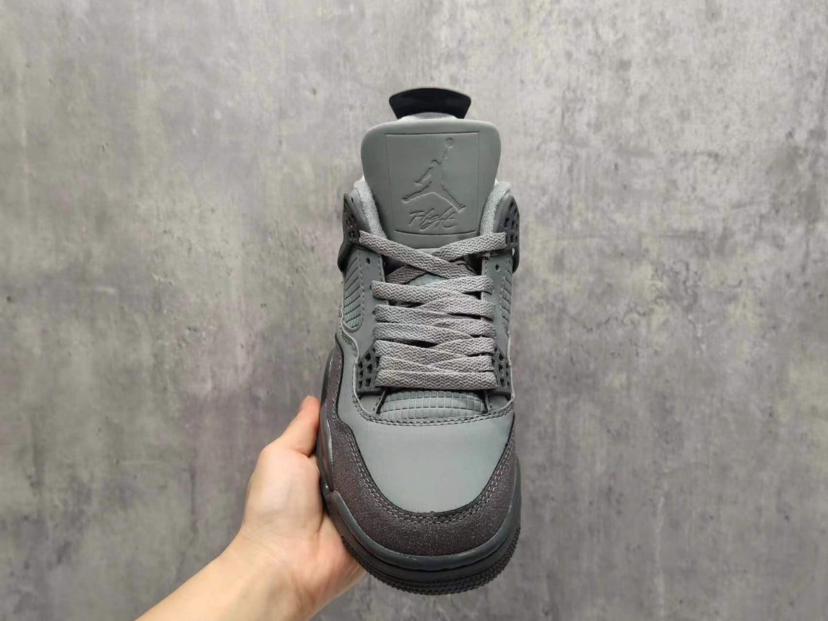 Mid Top Sneakers, Gray Colorway, Lace Up Design, Casual Gift for Sneaker Fans