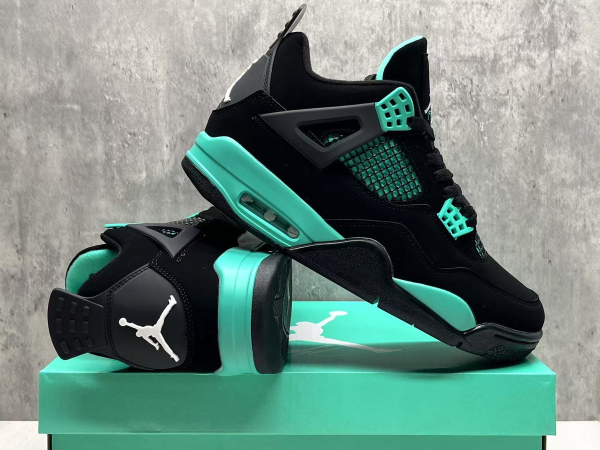 Mid Top Sneakers, Black Green Colorway, Lace Up Design, Casual Gift for Sneaker Fans