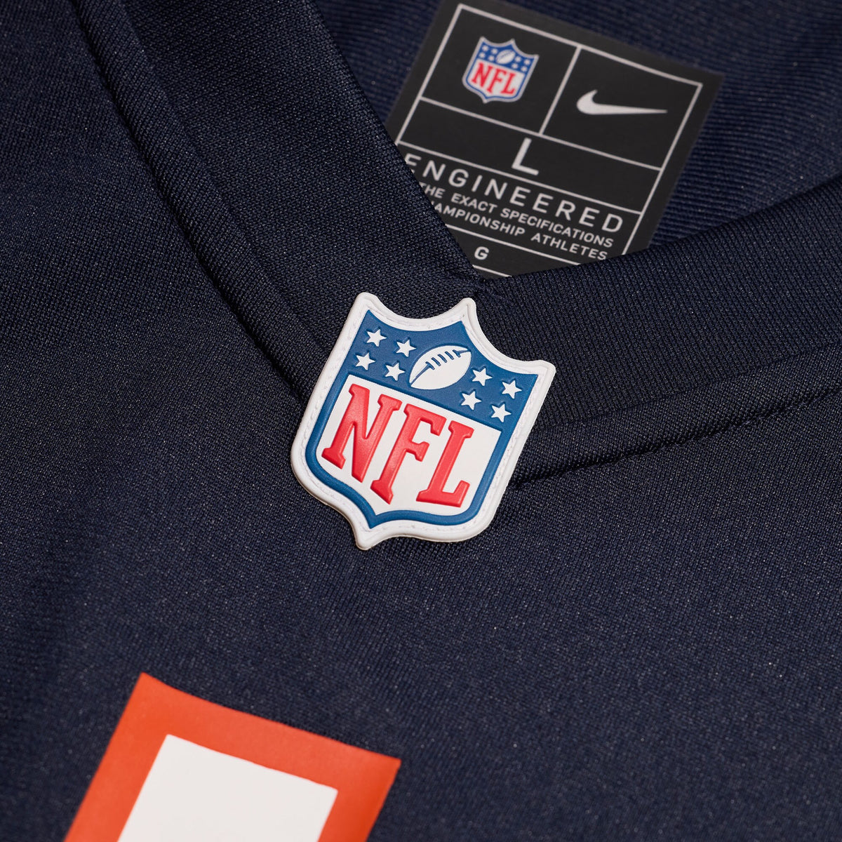 Chicago Bears Joe Thuney Navy Team Game Jersey