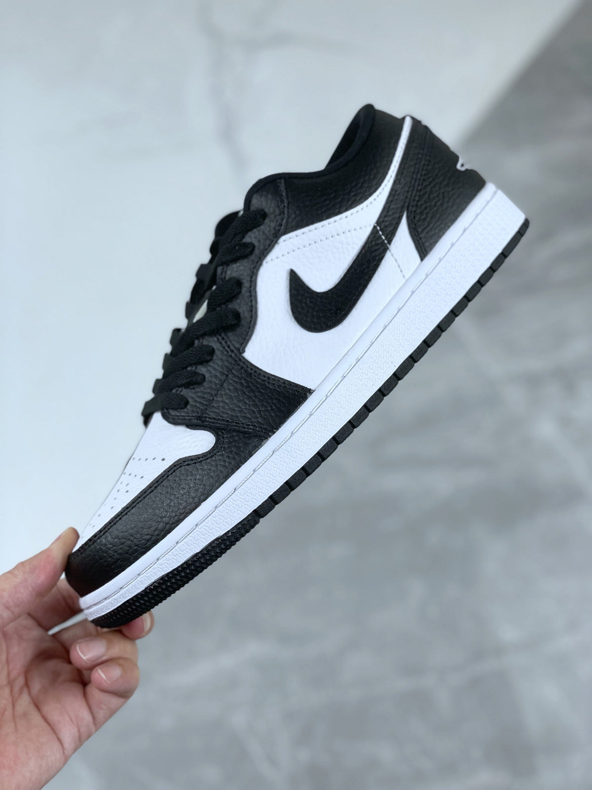 Low Top Sneakers, White Black Colorway, Lace Up Design, Casual Gift for Sneaker Fans