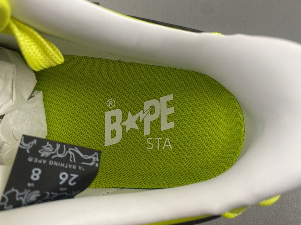 Low Top Sneakers, Neon Green Black Colorway, Lace Up Design, Casual Gift for Sneaker Fans