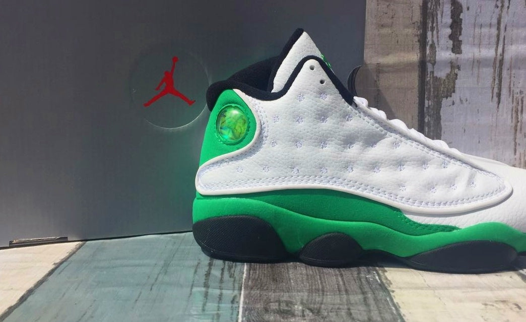 Sneakers, White Green Colorway, Lace Up Design, Casual Gift for Sneaker Fans
