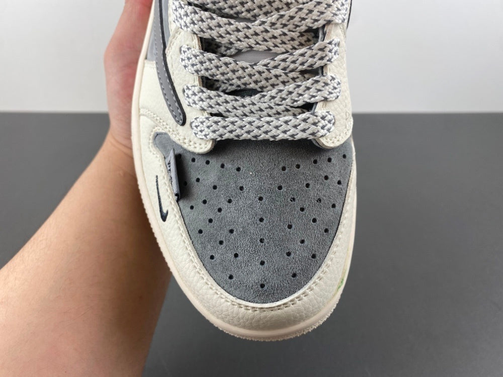 Low Top Sneakers, Off White Gray Colorway, Reverse Hook Design, Lace Up Design, Casual Gift for Sneaker Fans