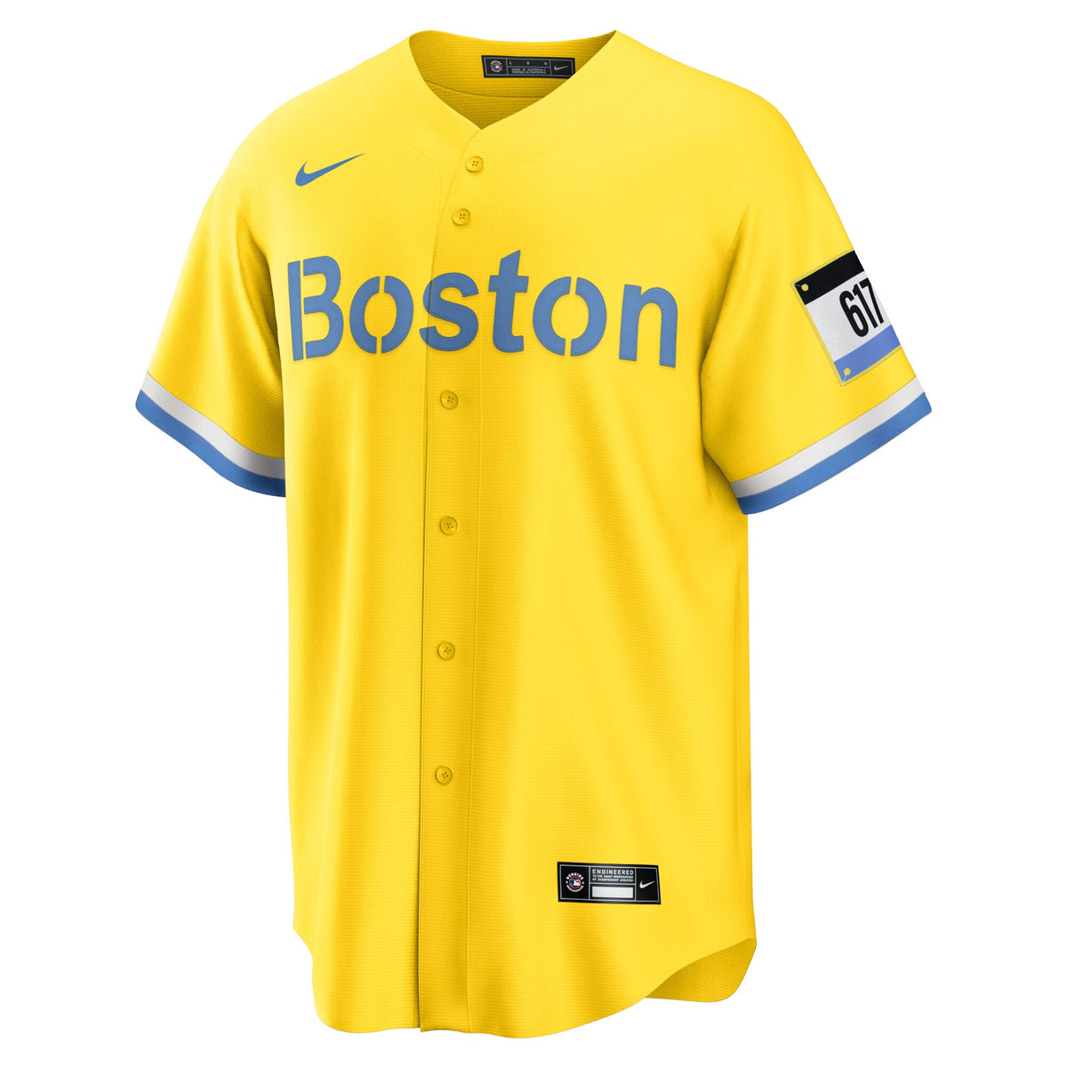 Boston Red Sox David Ortiz Gold Retired Player City Connect Replica Jersey