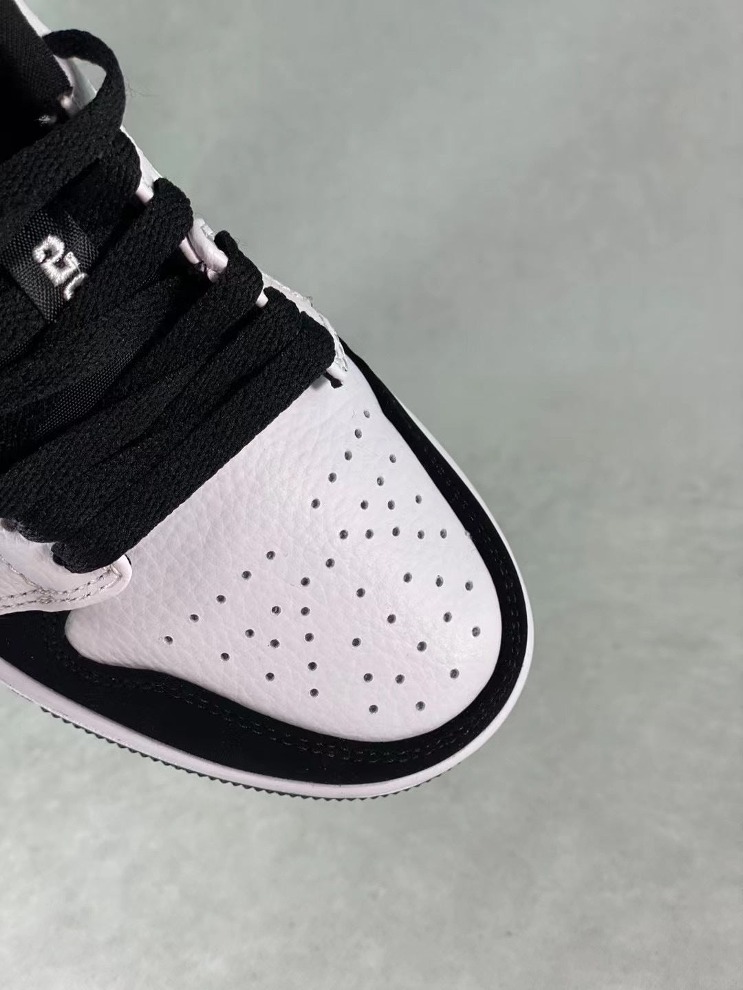 Low Top Sneakers, White Black Colorway, Lace Up Design, Casual Gift for Sneaker Fans