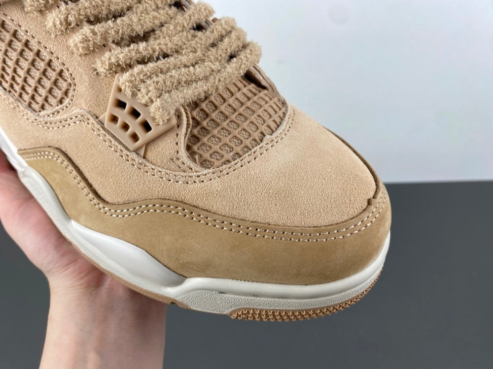 Retro Low Top Sneakers, Beige Colorway, Leather Footwear, Lace Up Design, Casual Gift for Sneaker Fans
