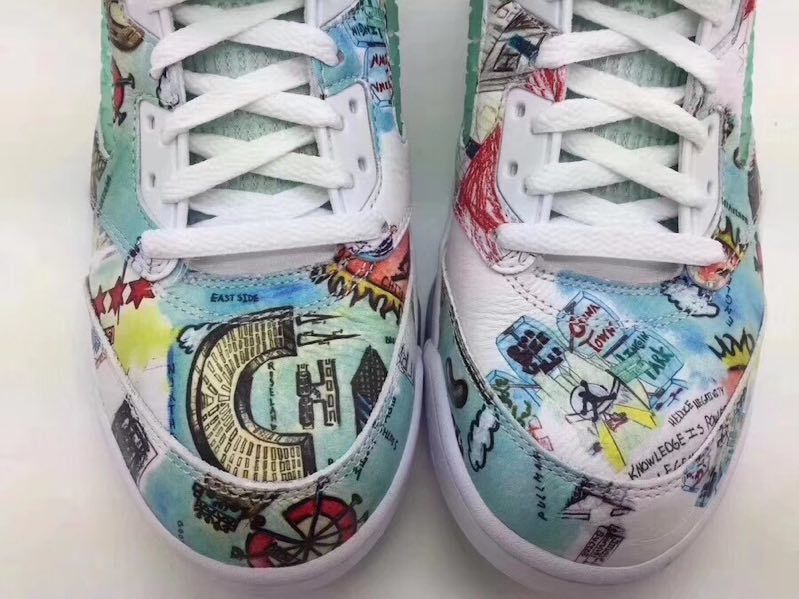 Sneakers, Multicolor Colorway, Lace Up Design, Casual Gift for Sneaker Fans