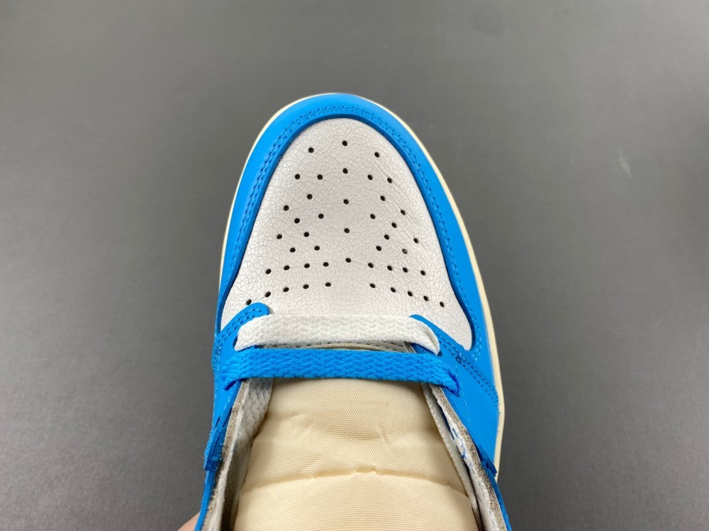 High Top Sneakers, Blue White Colorway, Lace Up Design, Casual Gift for Sneaker Fans