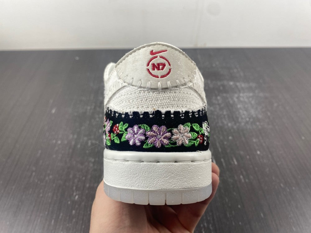 Low Top Sneakers, Black White Colorway, Embroidered Detail, Lace Up Design, Casual Gift for Sneaker Fans