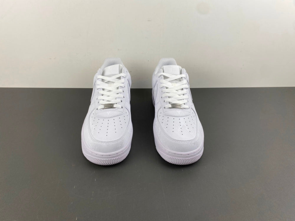 Low Top Sneakers, White Colorway, Snake Pattern, Lace Up Design, Casual Gift for Sneaker Fans