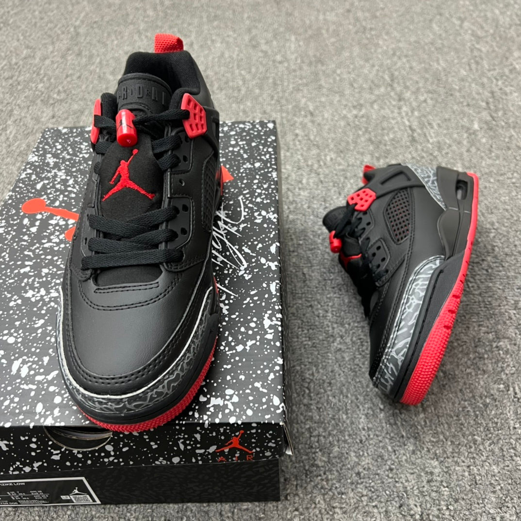 Low Top Sneakers, Black Red Colorway, Lace Up Design, Casual Gift for Sneaker Fans