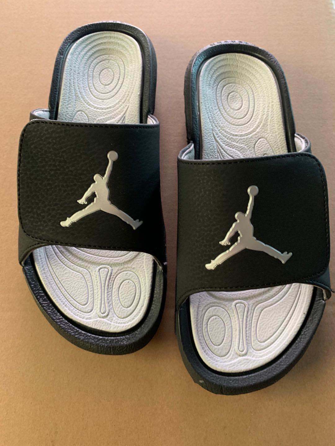 Slides, Black Gray Colorway, Slip On Design, Casual Gift for Shoe Lovers
