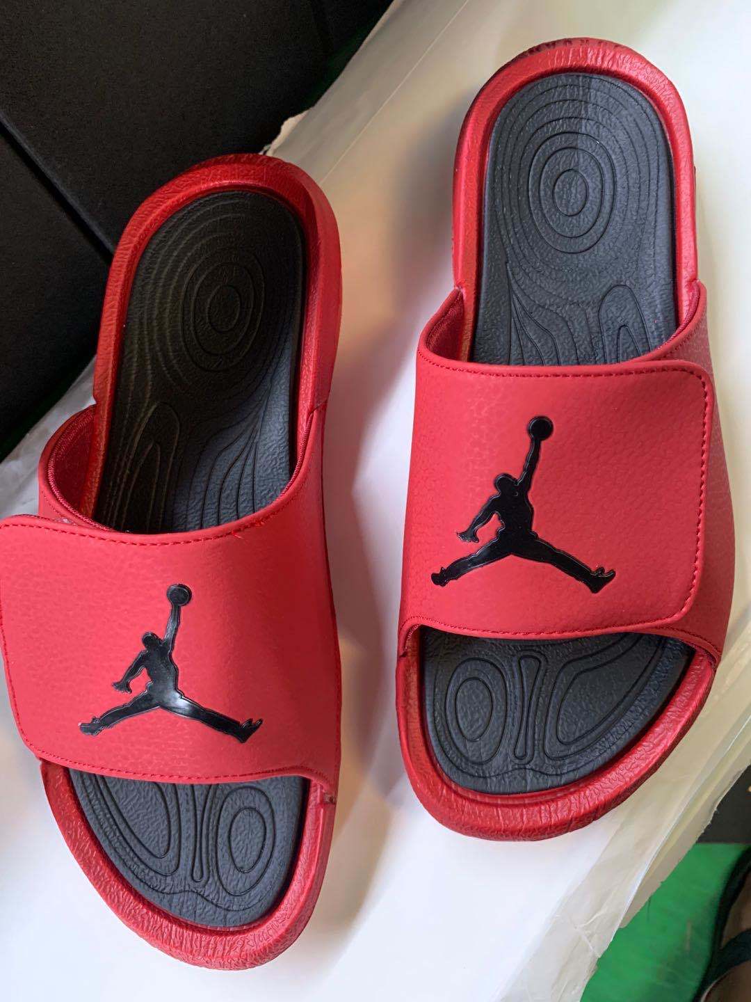 Slides, Black Red Colorway, Slip On Design, Casual Gift for Shoe Lovers