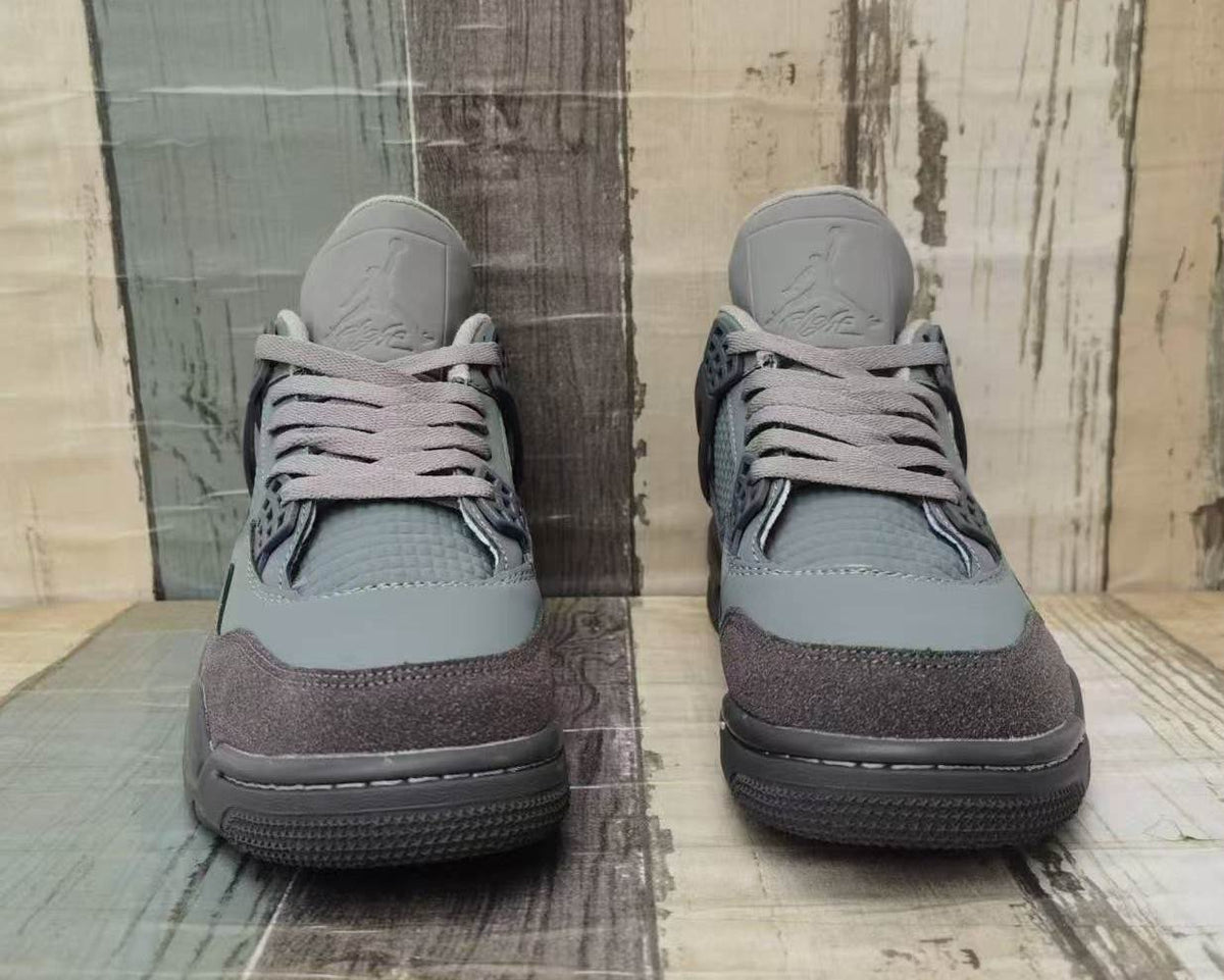 Low Top Sneakers, Gray Brown Colorway, Lace Up Design, Casual Gift for Sneaker Fans