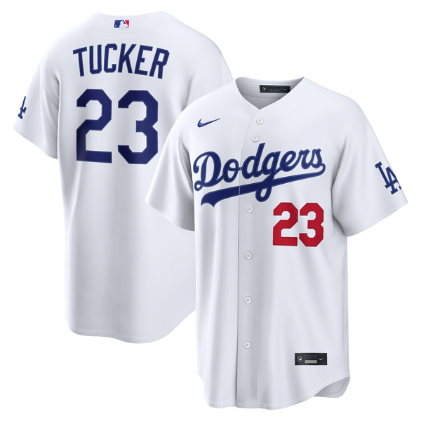 Los Angeles Dodgers Kyle Tucker White Home Stadium Jersey