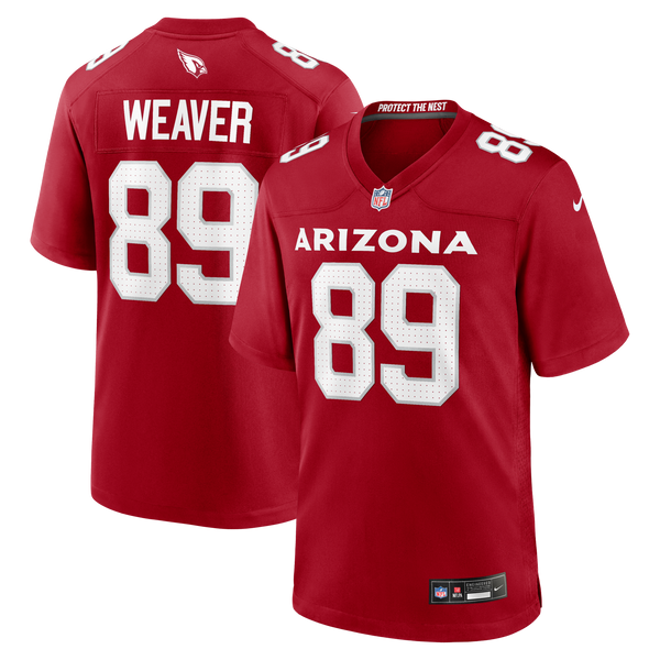 Arizona Cardinals Xavier Weaver Cardinal Team Game Jersey