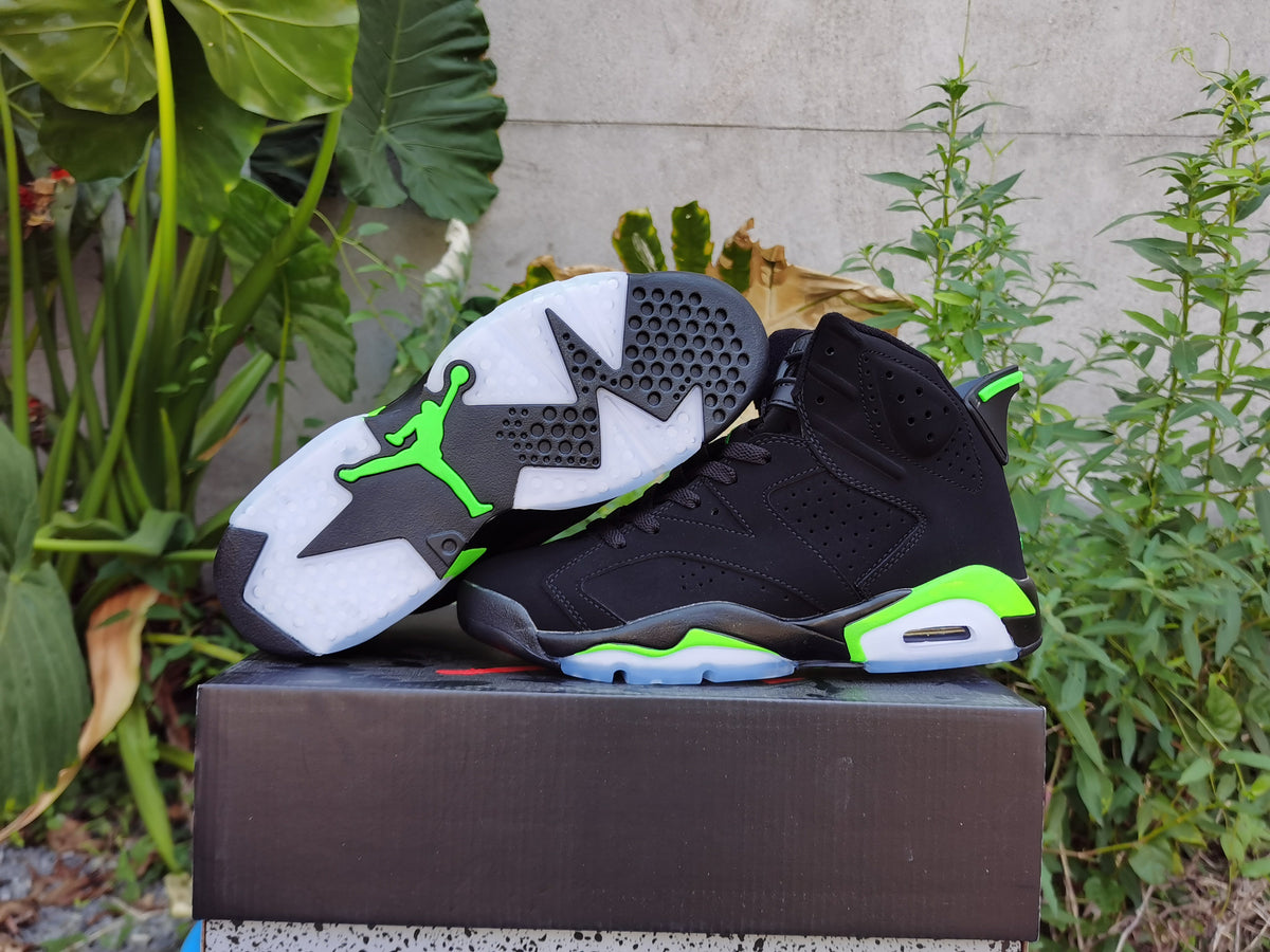 Sneakers, Neon Green Black Colorway, Lace Up Design, Casual Gift for Sneaker Fans