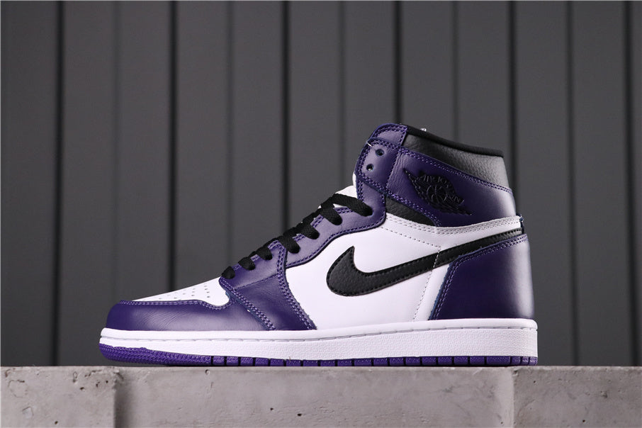 High Top Sneakers, Purple Colorway, Lace Up Design, Casual Gift for Sneaker Fans