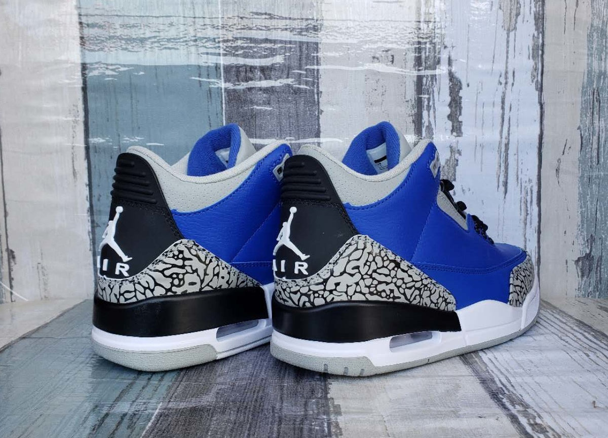 Sneakers, Blue Black Colorway, Lace Up Design, Casual Gift for Sneaker Fans