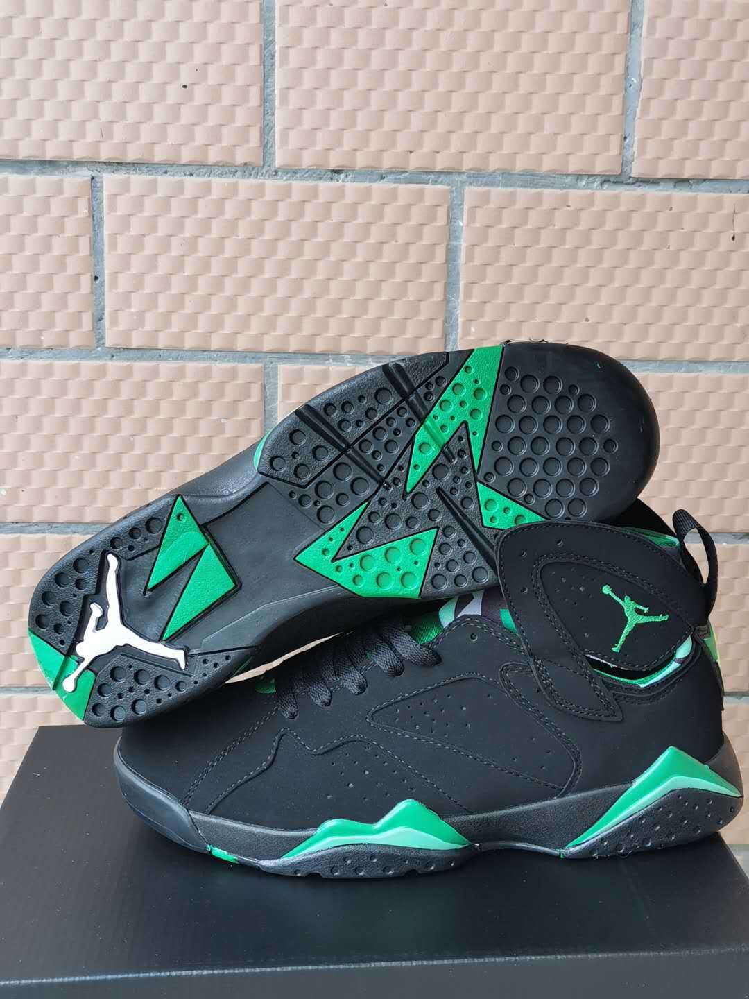 Sneakers, Black Green Colorway, Lace Up Design, Casual Gift for Sneaker Fans