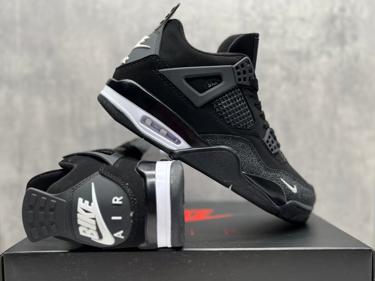 Mid Top Sneakers, Black Colorway, Lace Up Design, Casual Gift for Sneaker Fans