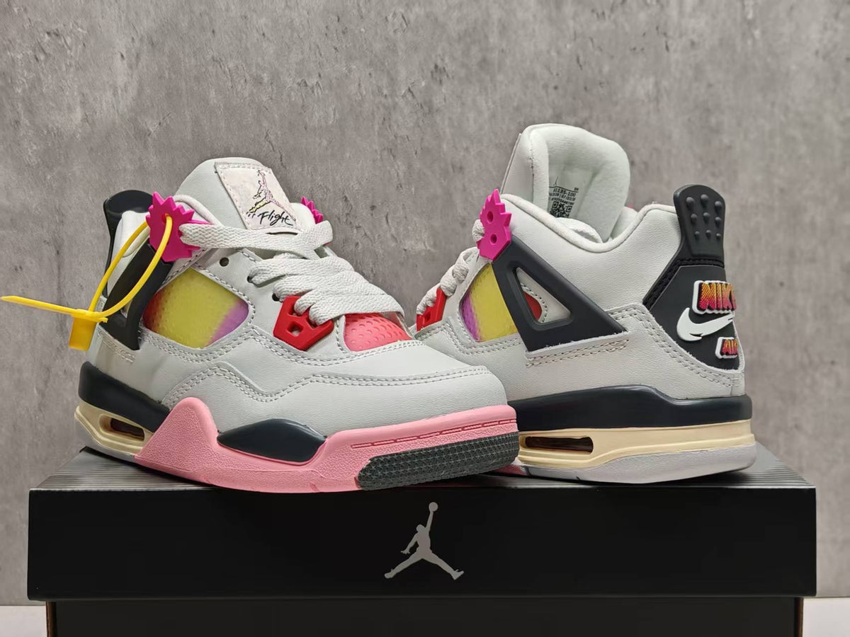 Mid Top Sneakers, Pink Colorway, Lace Up Design, Casual Gift for Sneaker Fans
