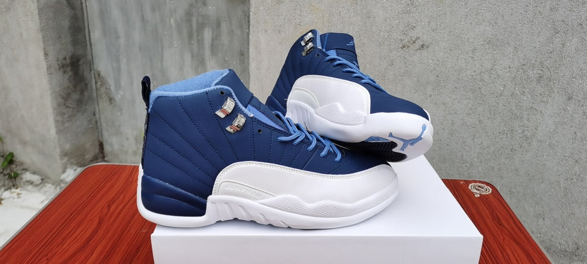 Sneakers, Blue White Colorway, Lace Up Design, Casual Gift for Sneaker Fans