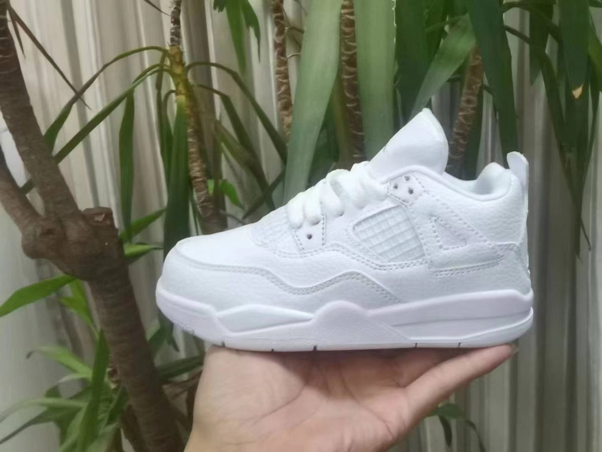 Low Top Sneakers, White Colorway, Lace Up Design, Casual Gift for Sneaker Fans