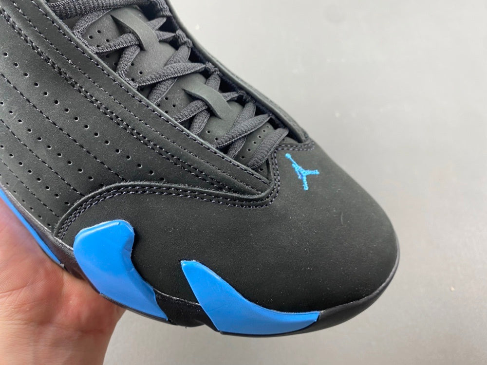 Low Top Sneakers, University Blue Black Colorway, Lace Up Design, Casual Gift for Sneaker Fans