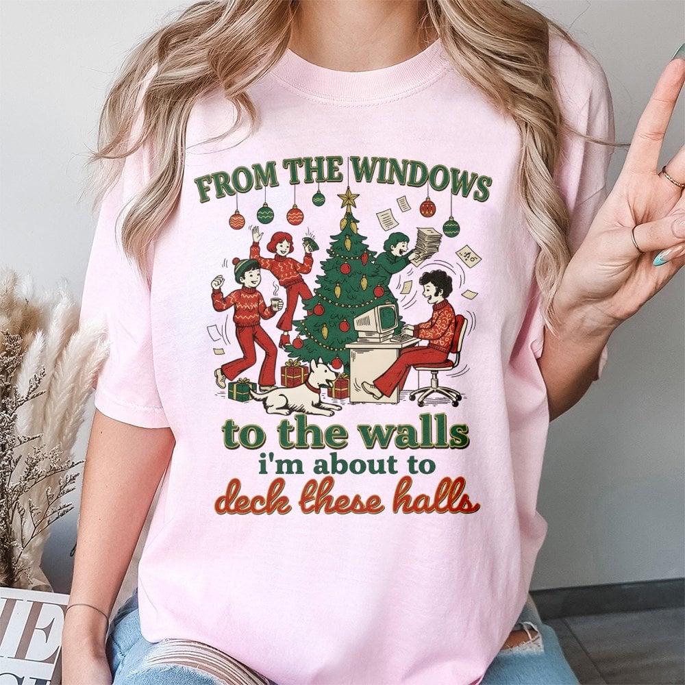 Humorous Holiday Lyric Graphic Tee, Retro Hip Hop Christmas T-Shirt, 90s Rap Xmas Party Shirt, Vintage Holiday Festive Graphi