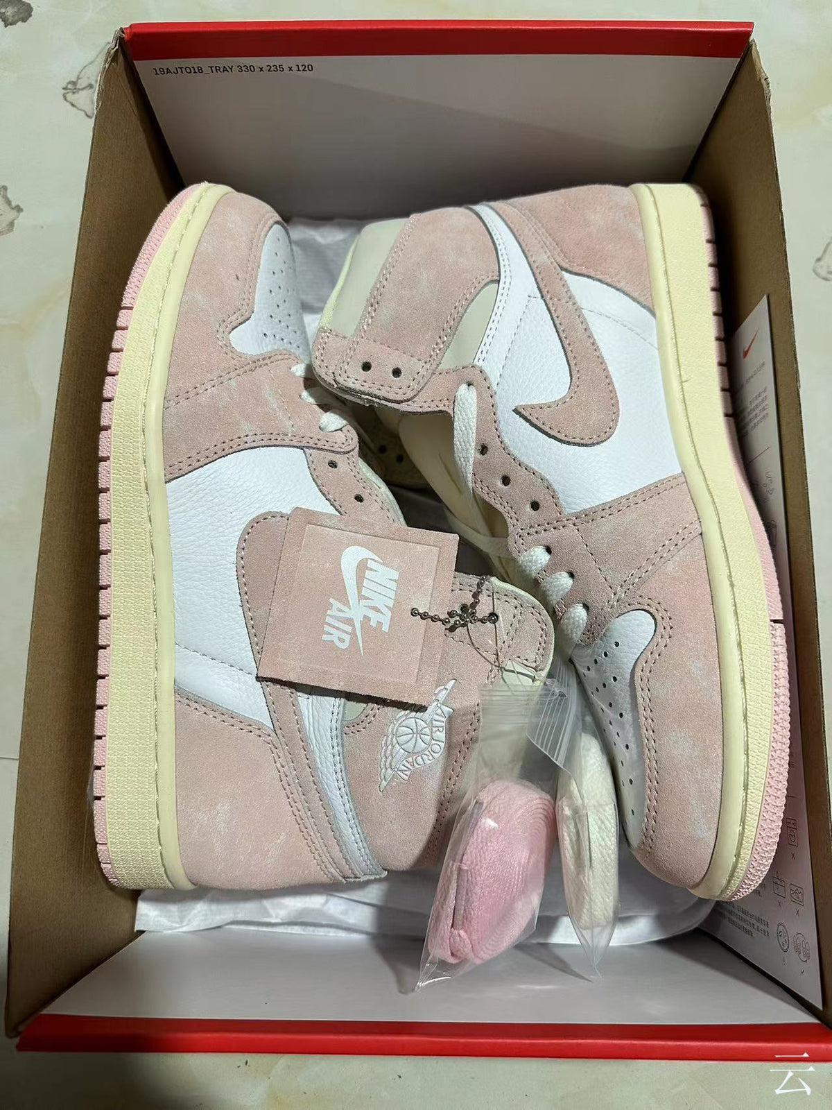 Retro High Top Sneakers, White Pink Colorway, Lace Up Design, Casual Gift for Sneaker Fans