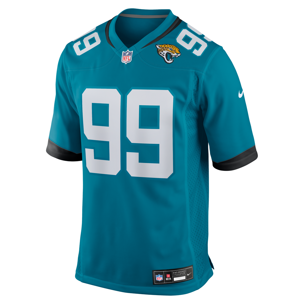 Jacksonville Jaguars Austin Johnson Teal Team Game Jersey