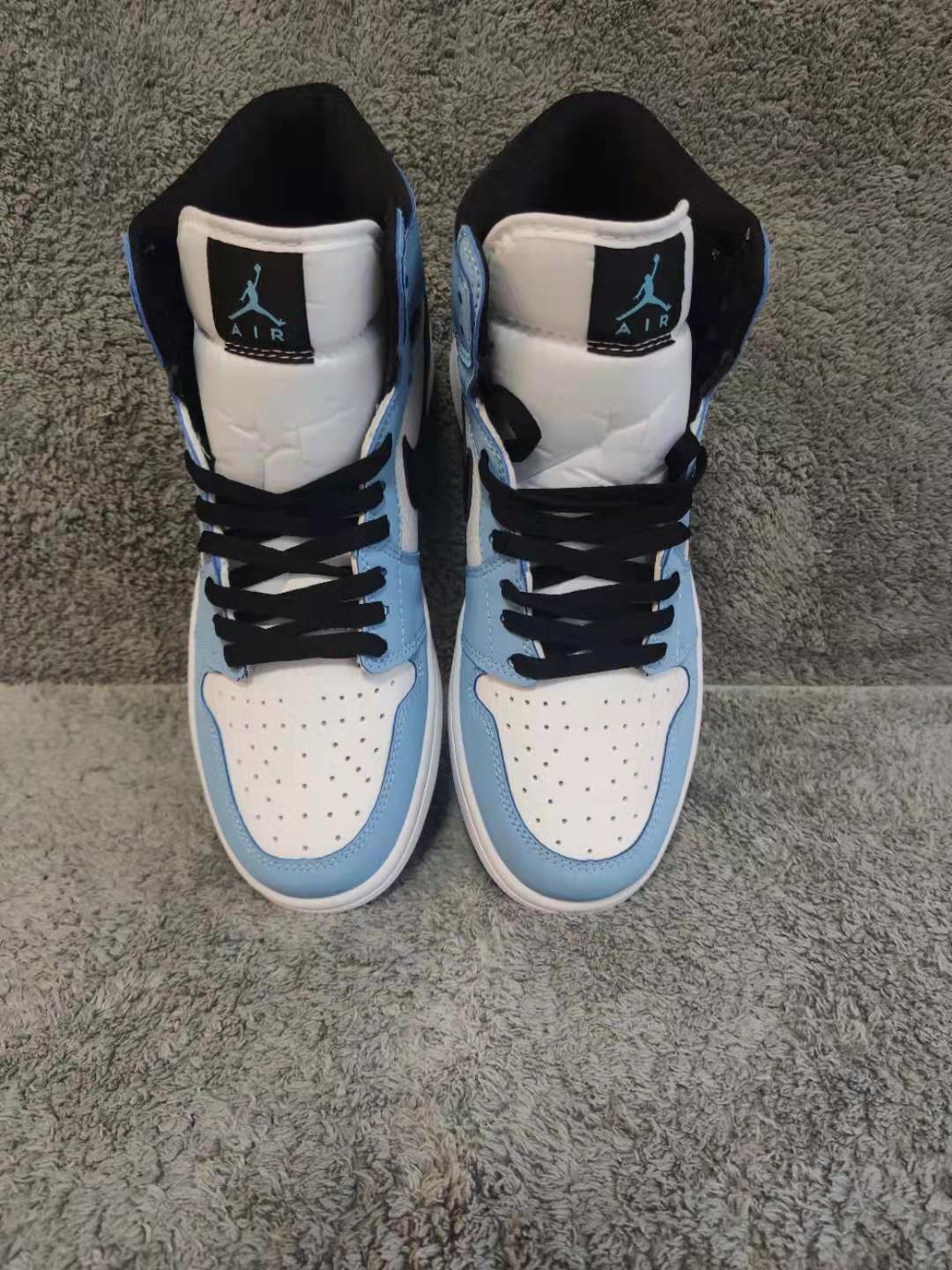 Sneakers, University Blue Colorway, Lace Up Design, Casual Gift for Sneaker Fans