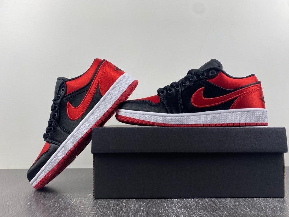 Low Top Sneakers, Black Red Colorway, Lace Up Design, Casual Gift for Sneaker Fans