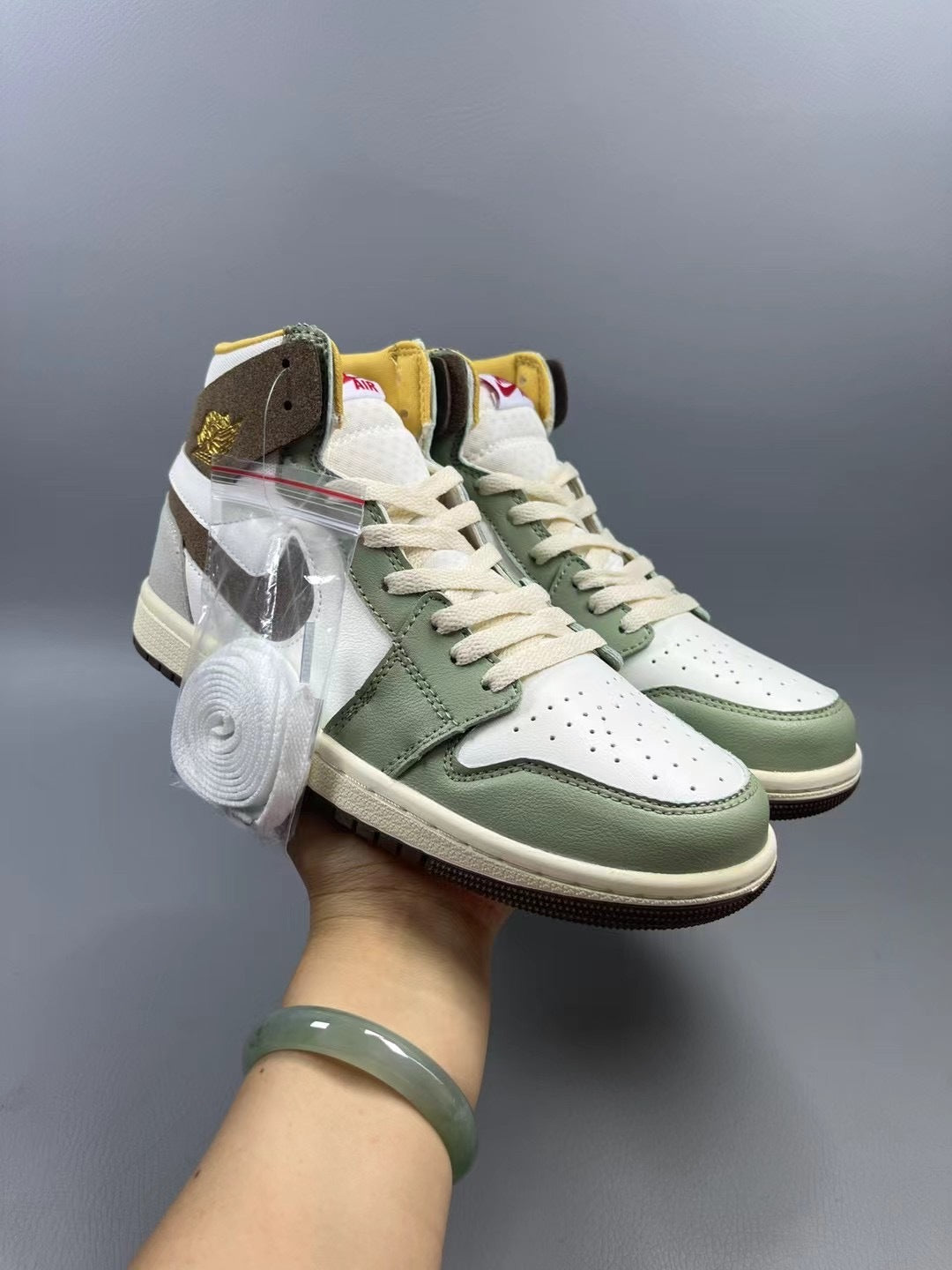 High Top Sneakers, White Colorway, Lace Up Design, Casual Gift for Sneaker Fans