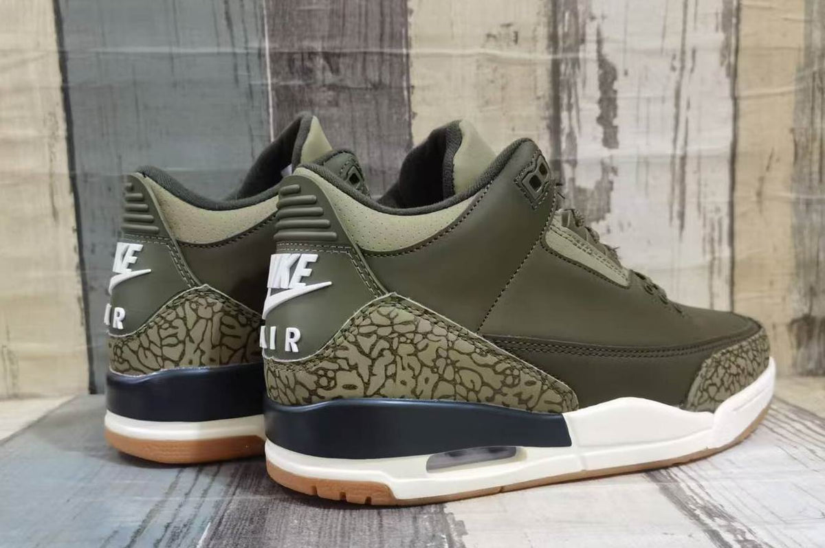 Low Top Sneakers, Army Green Colorway, Lace Up Design, Casual Gift for Sneaker Fans