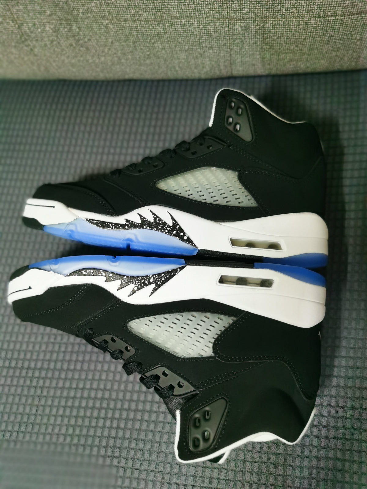 Basketball Shoes, Black White Colorway, Lace Up Design, Casual Gift for Shoe Lovers