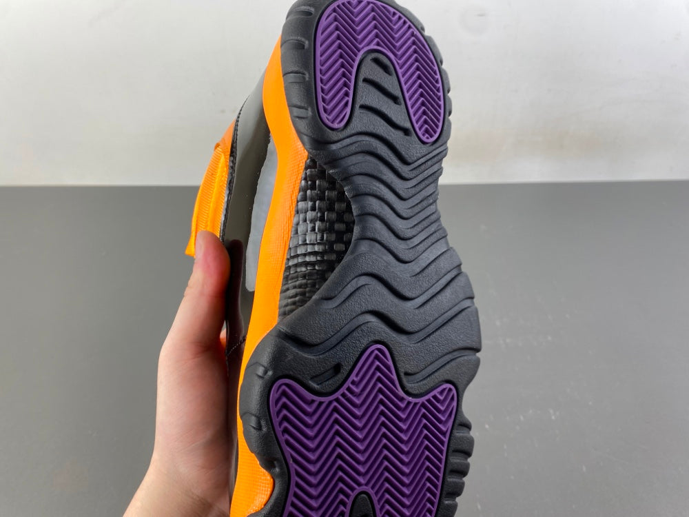 Low Top Sneakers, Black Orange Colorway, Patent Leather Footwear, Lace Up Design, Casual Gift for Sneaker Fans