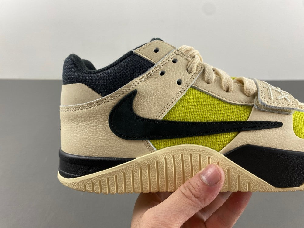 Low Top Sneakers, Green Yellow Colorway, Lace Up Design, Casual Gift for Sneaker Fans
