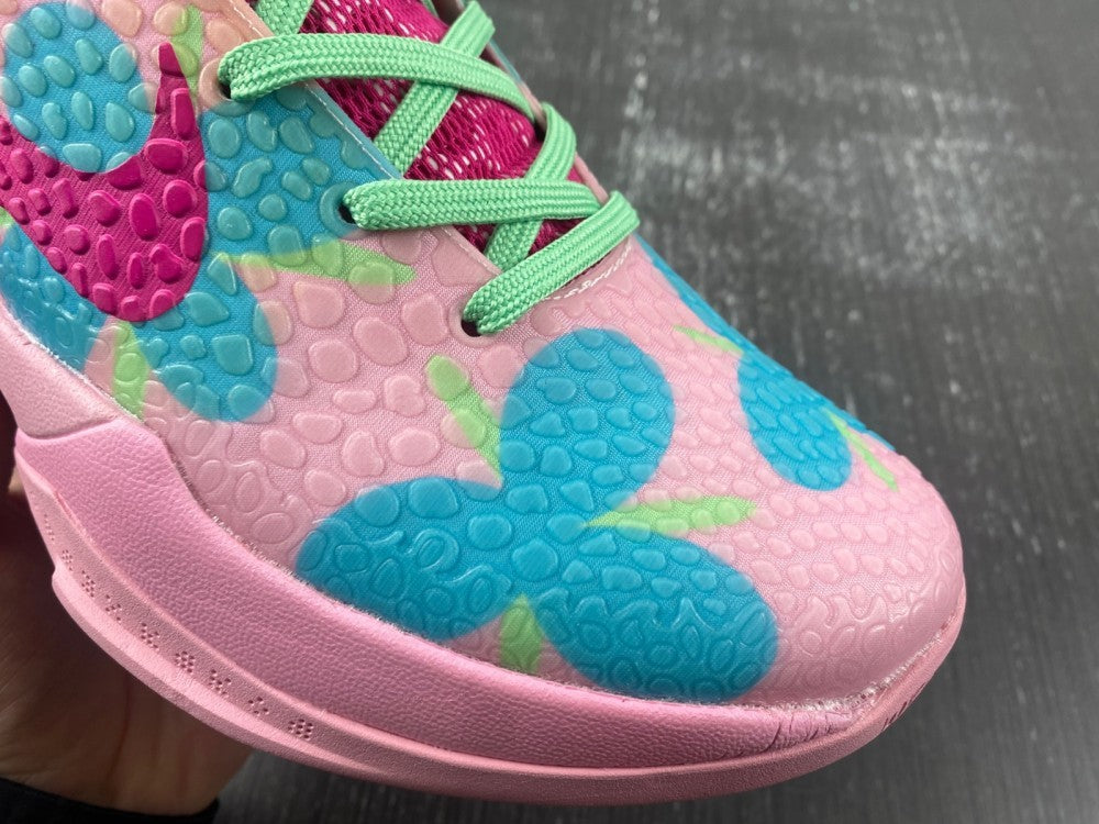Low Top Sneakers, Blue Pink Colorway, Lace Up Design, Casual Gift for Sneaker Fans