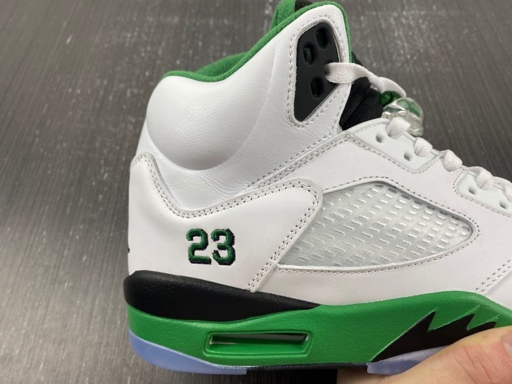 Sneakers, White Green Colorway, Leather Footwear, Lace Up Design, Casual Gift for Sneaker Fans
