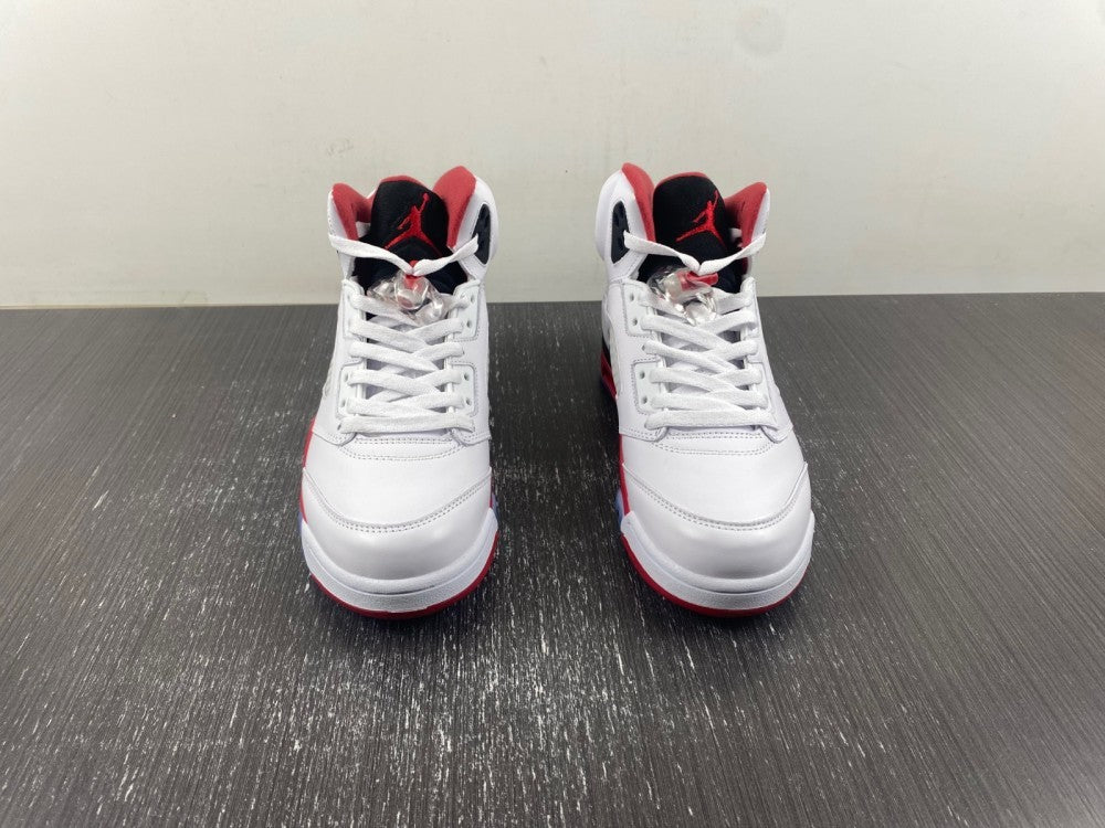 High Top Sneakers, White Black Red Colorway, Leather Footwear, Lace Up Design, Casual Gift for Sneaker Fans