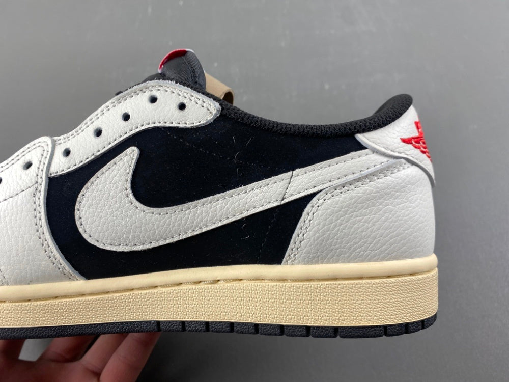 Low Top Sneakers, White Black Colorway, Leather Footwear, Reverse Hook Design, Lace Up Design, Casual Gift for Sneaker Fans