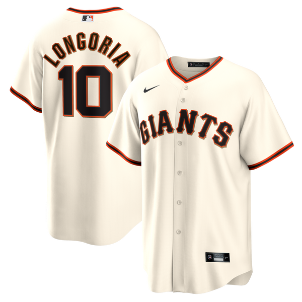 San Francisco Giants Evan Longoria Cream Home Retired Player Replica Jersey