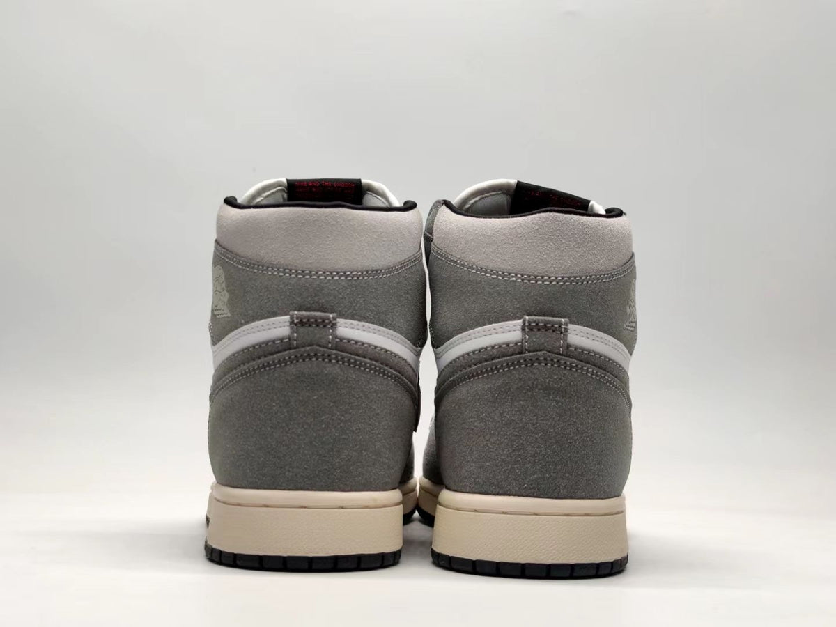High Top Sneakers, Gray Black Colorway, Lace Up Design, Casual Gift for Sneaker Fans