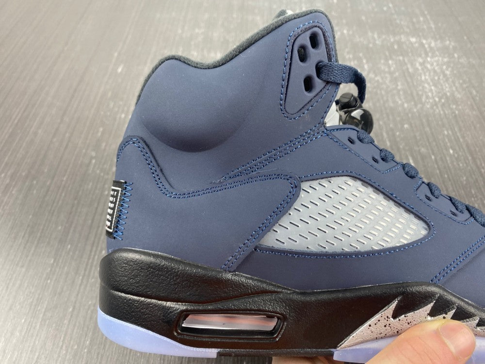 Sneakers, Navy Colorway, Lace Up Design, Casual Gift for Sneaker Fans