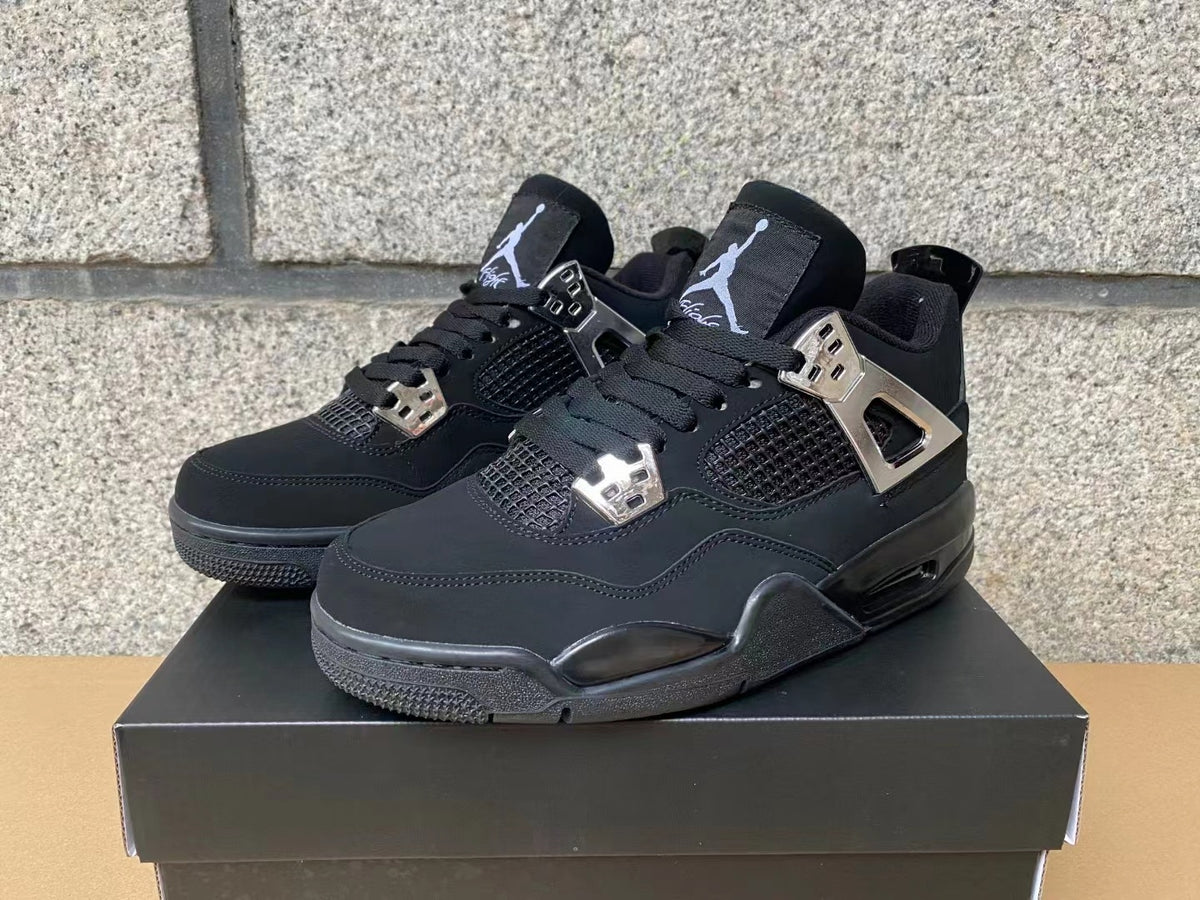 Sneakers, Black Silver Colorway, Metallic Finish, Lace Up Design, Casual Gift for Sneaker Fans