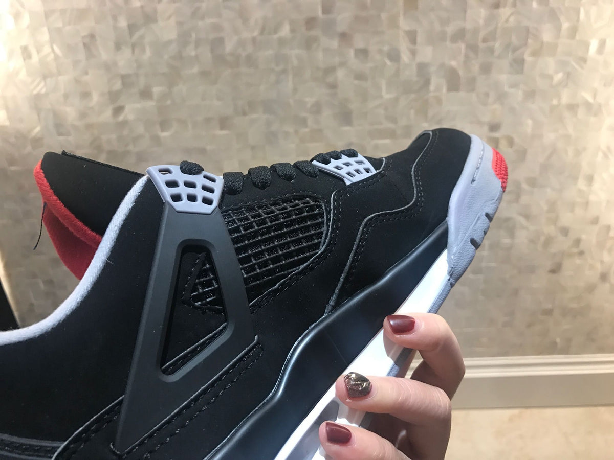 Sneakers, Black Red Colorway, Lace Up Design, Casual Gift for Sneaker Fans
